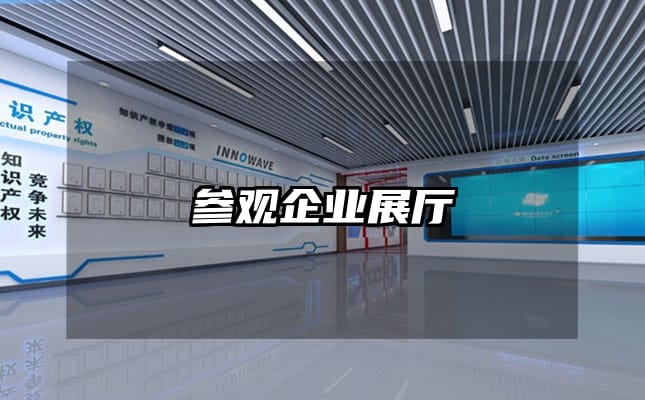 参观企业展厅