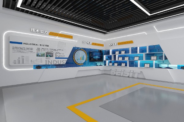 奶及水产品多媒体智慧展厅展示设计装修